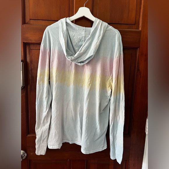 Disney Mickey Mouse Hoodie L Pastel Tie-Dye Ombre, Long Sleeve Pullover - Picture 3 of 7